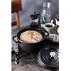 STAUB Enamelled Cast Iron Casserole Dish with Lid, Suitable for All Heat Sources Including Induction, 5 to 7 People, Round, 28 cm, 6.70 L, 7.7 kg, Matte Black - Image 7