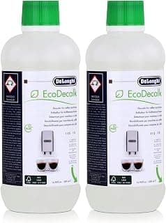 De'Longhi artwork SER3018 EcoDecalk Lot de 2 bouteilles d'anti-calcaire pour cafetière ou robots café toutes marques