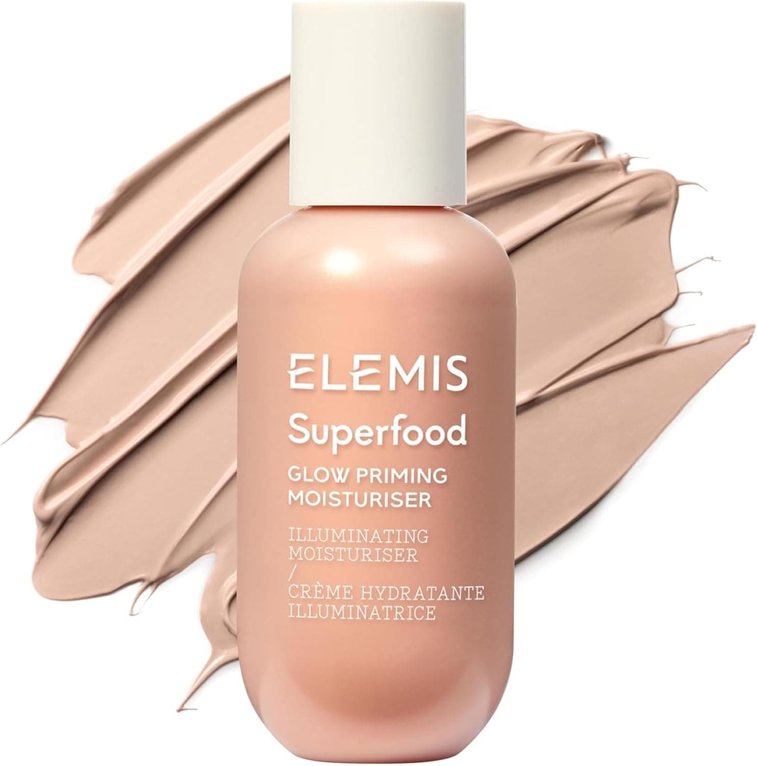ELEMIS Superfood based moisturiser, lightweight face cream for smooth, radiant skin, infused with prebiotics to prime and moisturize, kombucha moisturizer - 60ml