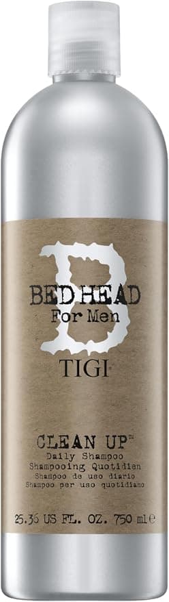 Bed Head for Men by Tigi Clean Up Daily Shampoo for Men, For Normal Hair, 750 ml - Image 1