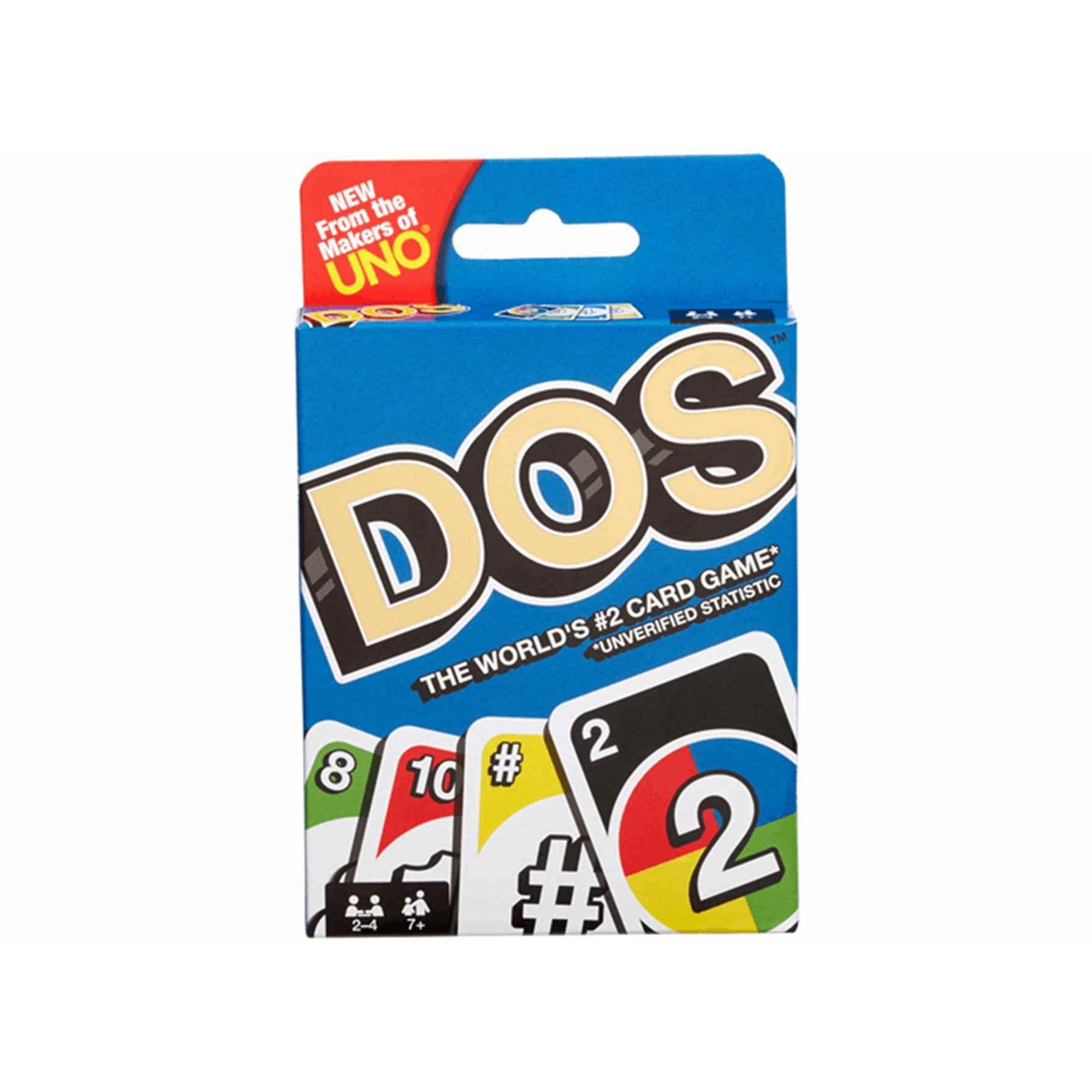 Mattel Mattel Games DOS FRM36 108 Card Game with Solid Coloured Metal Box, 2 to 10 Players – Individually or in Teams, Children's Toy, Ages 7 and Above