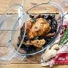 Dajar Pyrex 722597 Fireproof Container with Lid 5.8 L Oval Open Glass Dish, Dishwasher Safe - Image 2