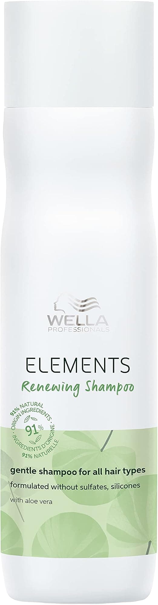 Wella Professionals Elements Regenerating Moisturizing Sulphate-free Shampoo - Softness & Shine - Enriched with Aloe Vera - All Hair Types (250 ml) - Image 1