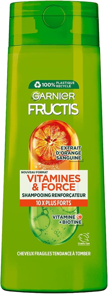 FRUCTIS VITAMINS & FORCE SHAMPOO 300ML - Image 1