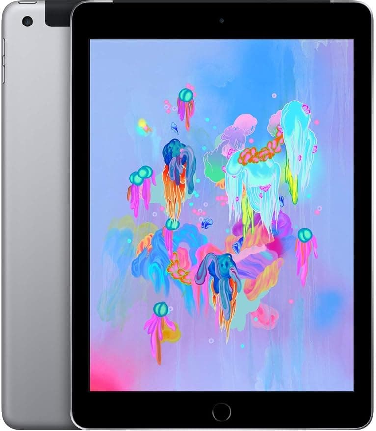 Apple iPad 2019 (9.7-inch, Wi-Fi + Cellular, 128 GB) Space Gray (Refurbished) - Image 1