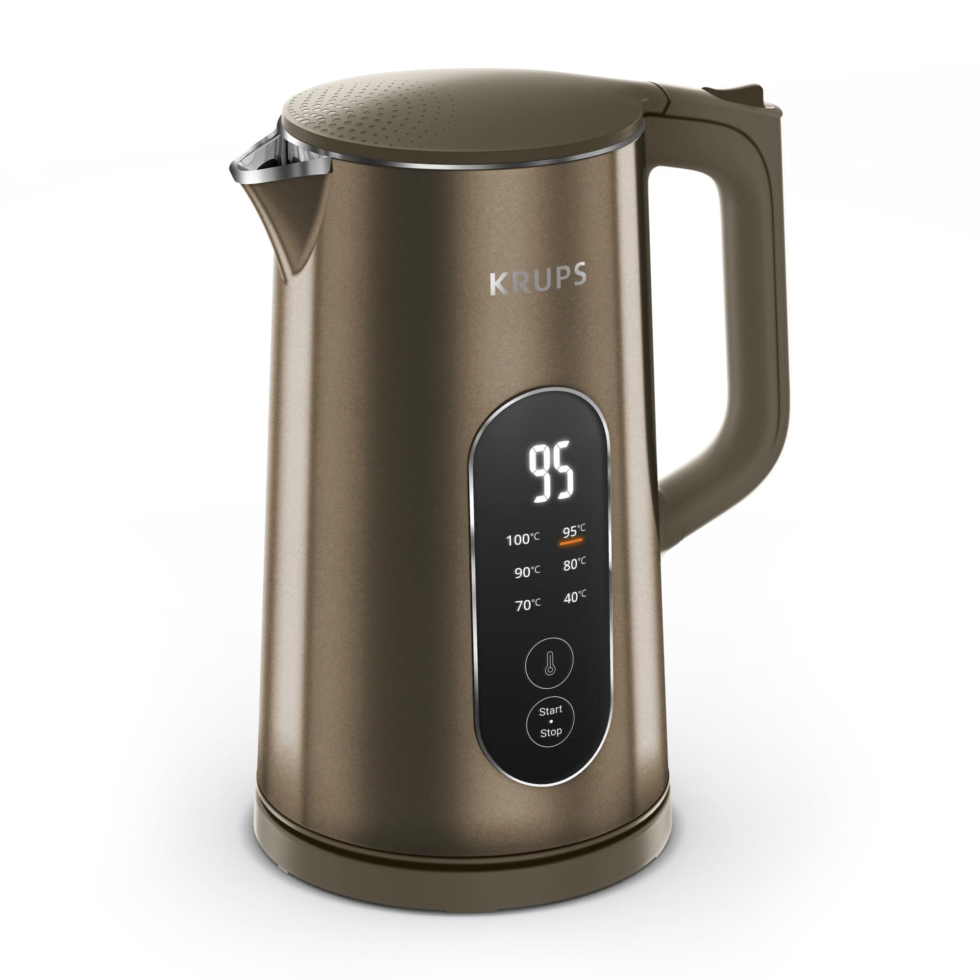 Krups Selection, Electric kettle, 6temperature, Real-time display, 30minutes warm keep, BW871FF0, Lioness - Image 1