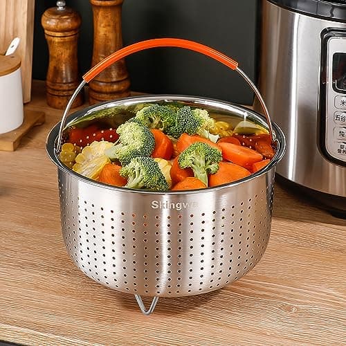 6 Litre Stainless Steel Steamer Basket for Instant Pot Flower Pots - Image 8