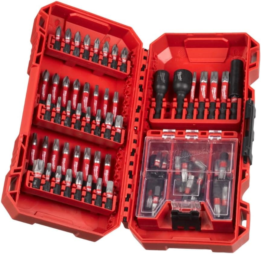 Milwaukee Milwaukee SHOCKWAVE Impact Duty 4932492008 Impact Resistant Bits Set (75 Pieces) (TX, PZ, PH, HEX, TXBO, Impact Driver and Screwdriver Accessories)