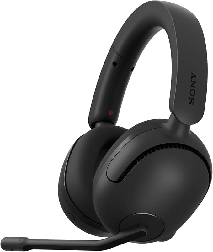 Sony INZONE H5 Wireless Gaming Headset, 360 Spatial Sound for Gaming, Comfortable, 28 Hours Battery Life, Low Latency, High Quality Boom Microphone, Compatible with PC & PS5 – Black - Image 1