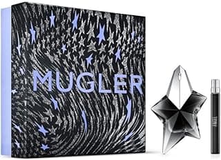 Mugler MUGLER ANGEL FANTASM Coffret Cadeau Eau De Parfum Rechargeable Pour Elle - Parfum Pour Femme - Gourmand, Ambré et Fruité - Flacon de 25 ml + Format Voyage de 10 ml