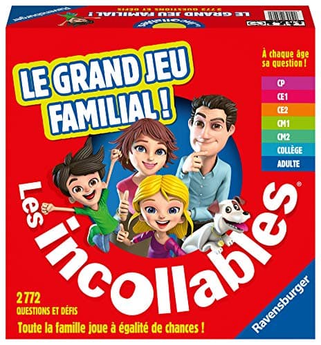 Ravensburger - Le Grand Jeu Familial des Incollables - Jeu de Quiz - Questions-Réponses Entre Amis ou en Famille - 7 Niveaux du CP à Adulte - Mixte - Version Française - 26296 - Image 2