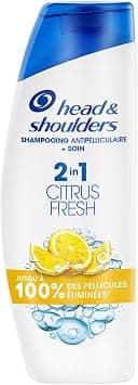Head & Shoulders Citrus Fresh 2 in 1 Anti-Dandruff Shampoo, Oily Hair, 300 ml Up to 100% Dandruff Eliminated, Clinically Proved. Daily Use Refreshing, Lemon Scent - Image 1