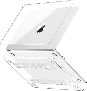 Case Compatible with MacBook Air 13.6 Inch M4 M3 M2 2025-2022 Release A3240 A3113 A2681, Protective Hard Plastic Case Cover 13.6 Inch, Clear Crystal
