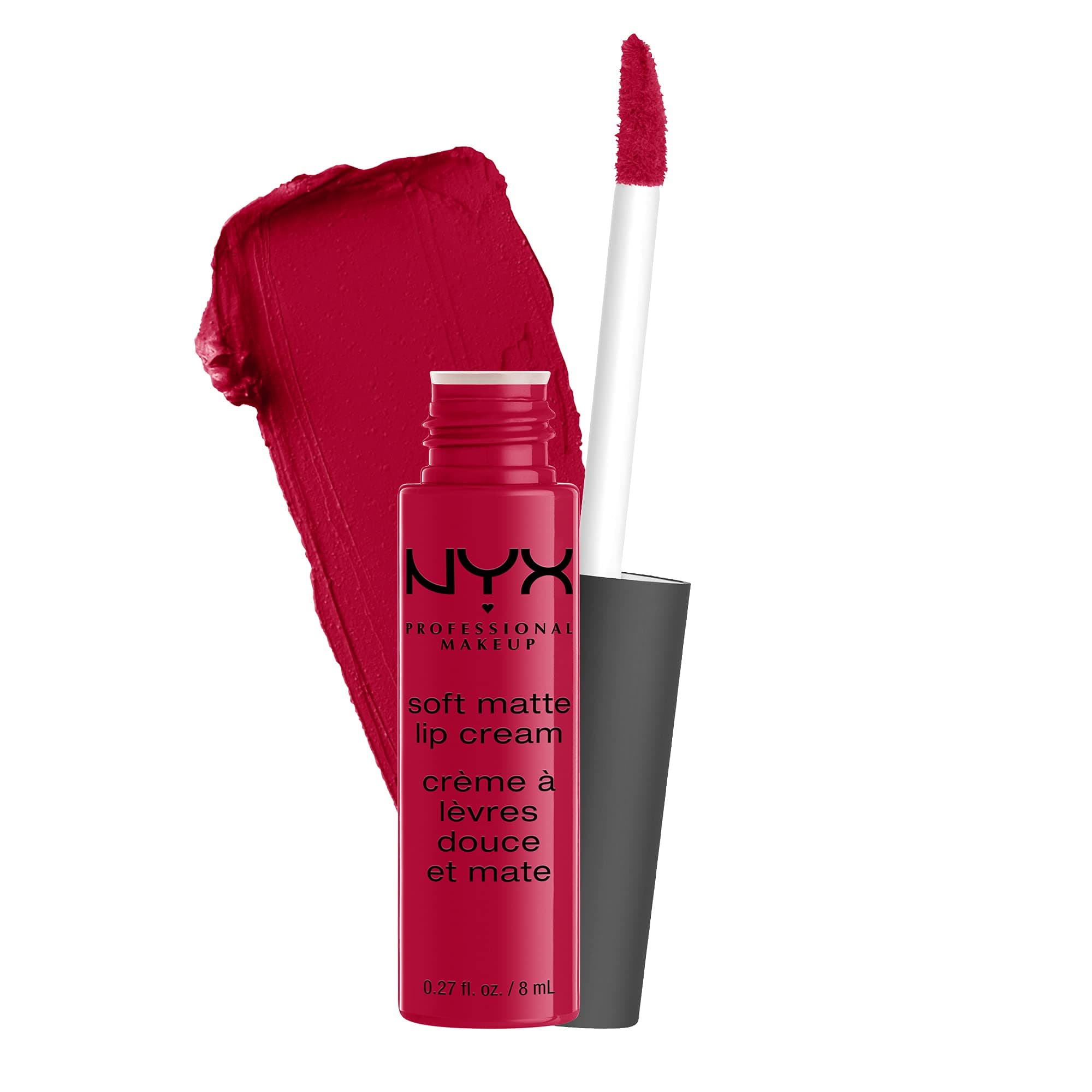 NYX Professional Makeup Rouge à Lèvres Soft Matte Lip Cream, Fini Mat Crémeux, Couleur Ultra-Pigmentée, Tenue Longue Durée, Teinte : Monte Carlo (10) - Image 10