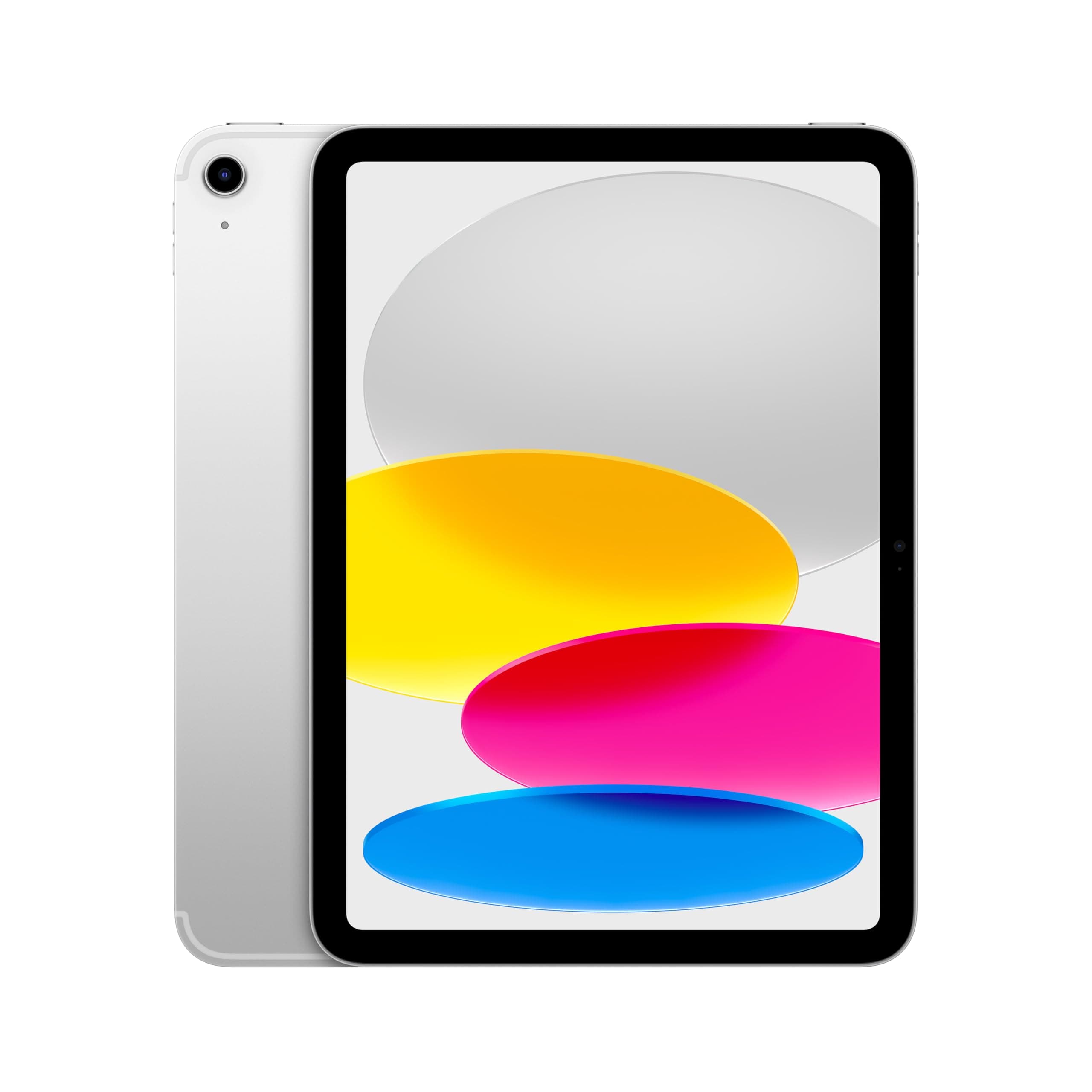 Apple iPad with A16 Chip: 11-inch Liquid Retina Display, 128GB, Wi-Fi 6 and 5G Cellular Connectivity, 12MP Front/Rear Cameras, Touch ID, One-Day Battery Life – Silver - Image 1