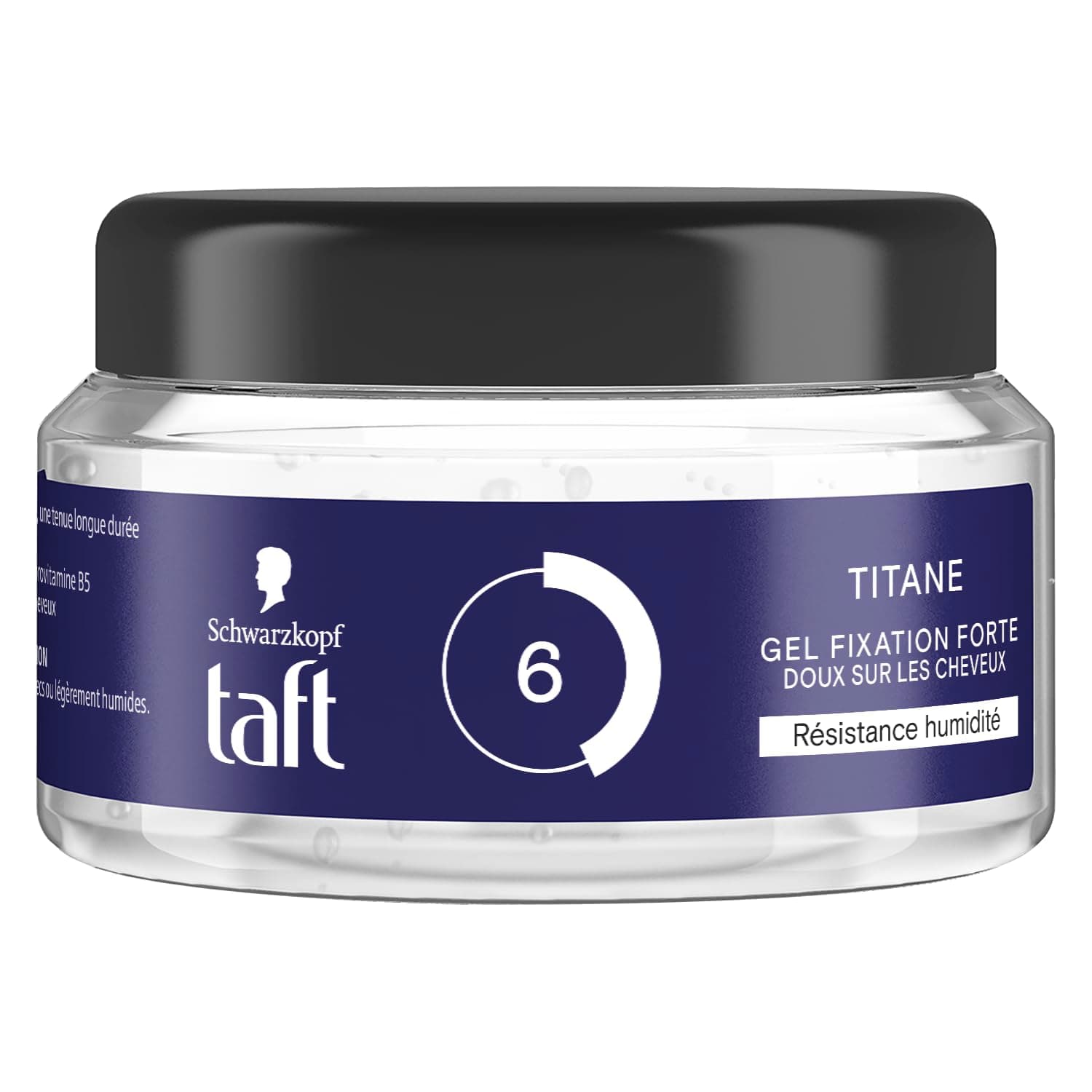 Schwarzkopf Taft - Schwarzkopf - Styling Gel - Titanium Gel - Moisture Resistance - Strong hold - Gentle on hair - Long lasting hold - No sticky effect - Formula Provitamin B5-250ml