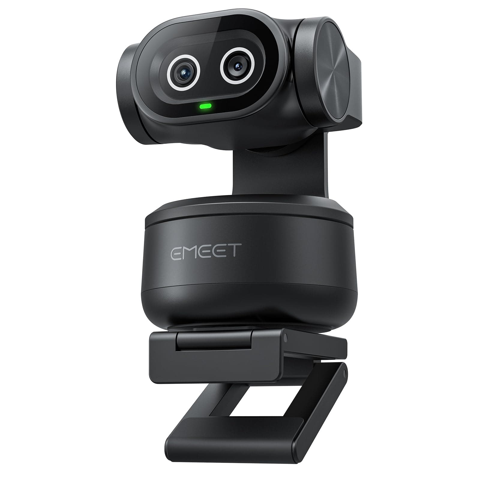 eMeet PIXY Dual Camera 4K AI Powered PTZ Camera AI Tracking 0.2s Quick Focus with Sony Sensor, 3 Microphones, 4K Webcam for Streaming and Compatible with OBS/Twitch/Switch 2