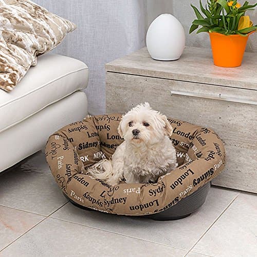 Ferplast Replacement Padding for Dog and Cat Kennels - Padded Cushion for Kennel - Plastic (NOT Included), Washable, Adjustable 52 x 39 x 21 cm, Brown XXS - Image 5