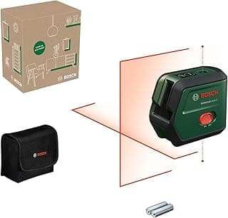 Bosch Bosch Laser lignes UniversalLevel 2 (croix laser avec point d'aplomb intégré pour un alignement précis et transfert d'application facile, dans boîte carton)