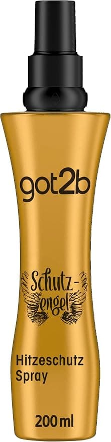 got2b Guardian Angel Heat Protection Spray Up To 230°C (200ml), Styling Lotion Protects Hair From Heat Damage, For Warm Styles With Finish - Image 1