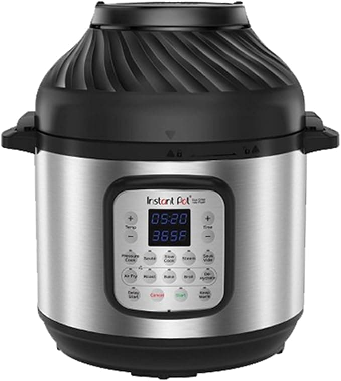 Instant Pot Duo Crispy Effect, 11 in 1 Multicooker - Air Fryer, Slow Cooking, Steaming, Sous Vide, Dehydrator, Dish Warmer and Pastry Function - 5.7 L - Image 1