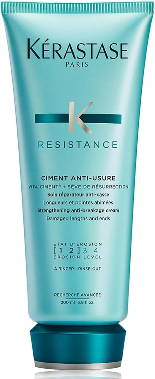 KÉRASTASE Resistance - Anti-wear Cement - Anti-Breakage Repair Care - Strengthens and Protects - Vita-Cement and Resurrection Sap Technology - Damaged, Brittle and Split Hair - 200 ml - Image 1