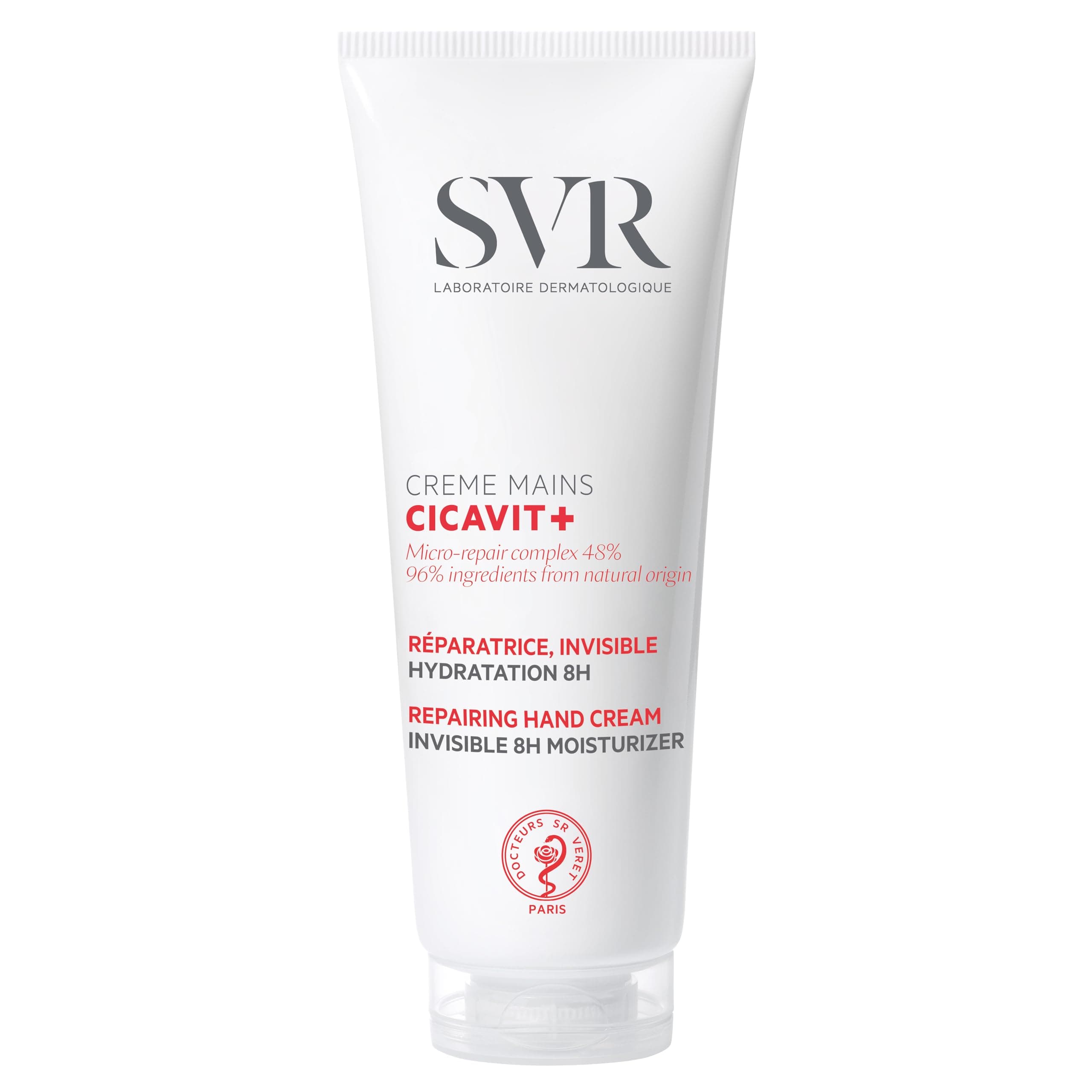 SVR – Cicavit+ Crème Mains – Gamme Cicavit+ – Réparation intense & protection 8 h – Pour mains très sèches, abîmées – Beurre/coco, polysaccharides, prébiotiques – 75 g - Image 8