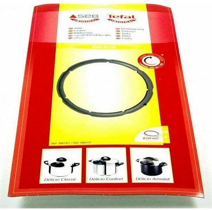 Seb SEB980157 Auto Cooker Gasket for SEB Delicio Pressure Cooker Stainless Steel 4.5/6 L - Image 1