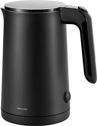 ZWILLING Electric Kettle, 1 Liter, 1850W, 220-240V, EU Plug, Black, Enfinigy Series - Image 2