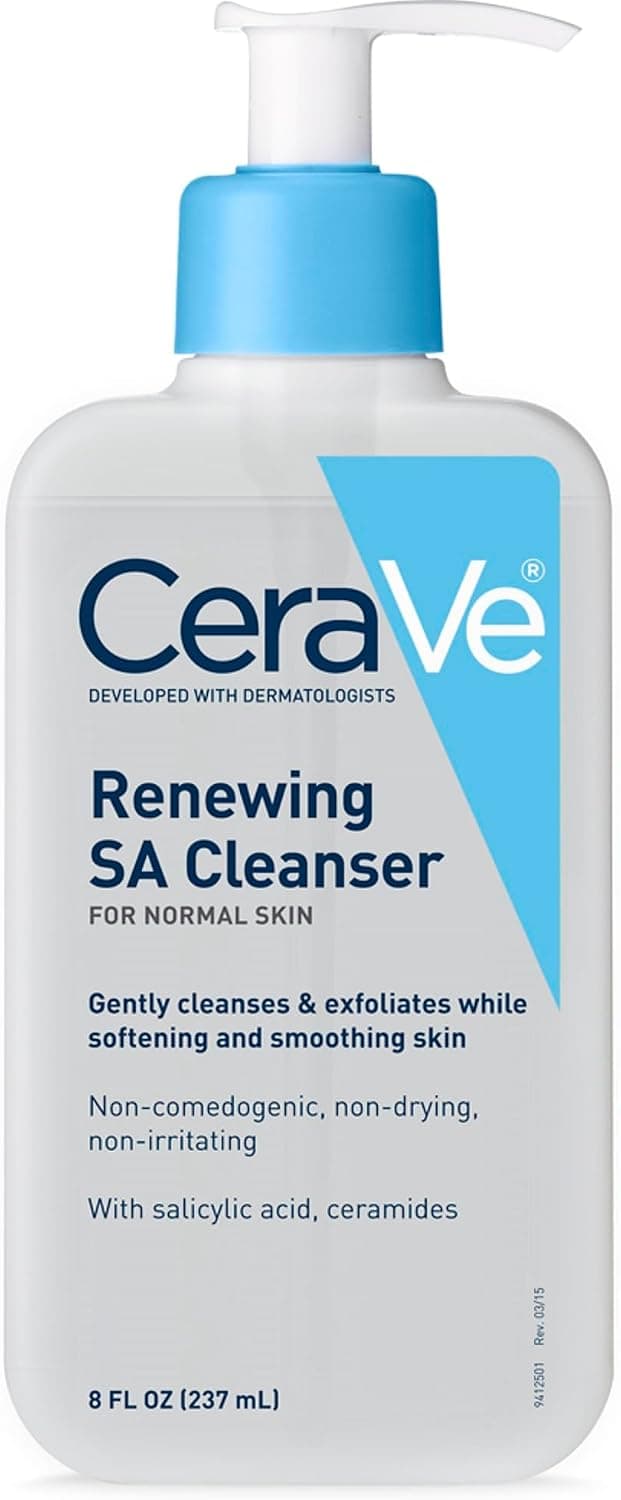 CeraVe Le renouvellement de Sa Nettoyant Nettoyant Acide salicylique Corps Peau normale 8 oz - Image 1