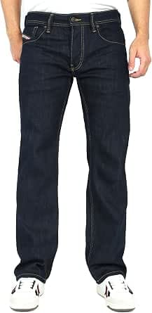 Diesel Men's Dark Blue Straight Jeans Larkee69