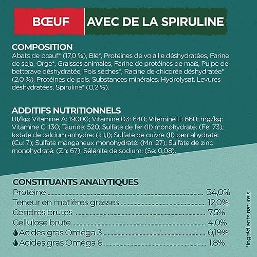 PURINA ONE | DualNature | Natural Defense | Sterilized Adult Cat | Spirulina-rich kibble: Helps strengthen natural defenses | Reduced carbon footprint | Beef | Bag | Pack of 1 x 1.4 kg - Image 8