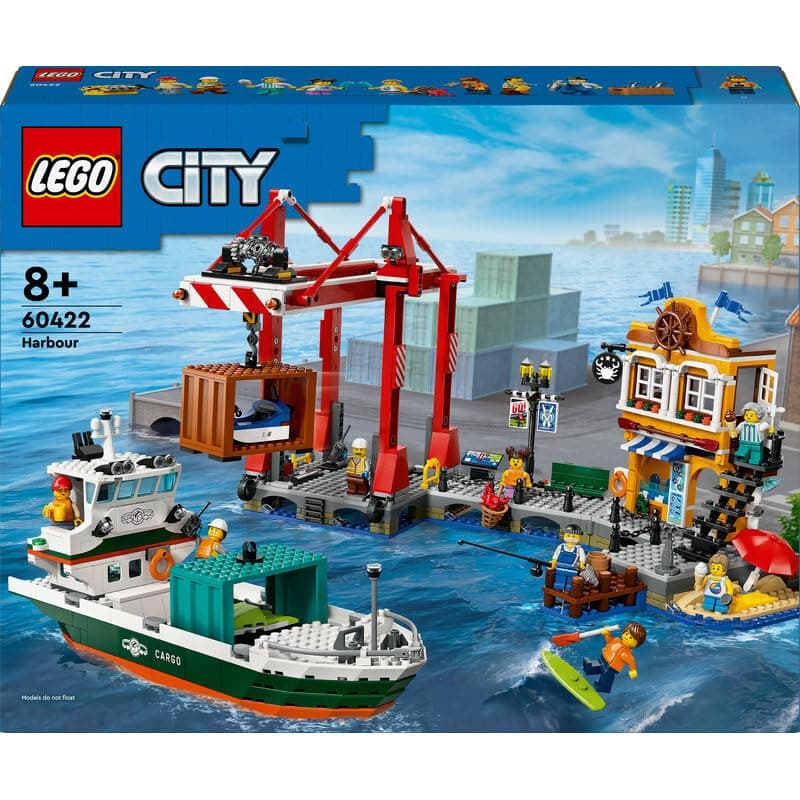 Lego City 60422 Kit - Port with Cargo Ship and 30665 Jungle Explorer with Baby Gorilla - Image 2