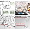 Steamer Rack Stainless Steel Stackable Egg Steamer Rack Rack for Instant Pot, Pressure Cooker, Hallowmas, Christmas Gift Silver (2, 9 Hole Steam Rack) - Image 5