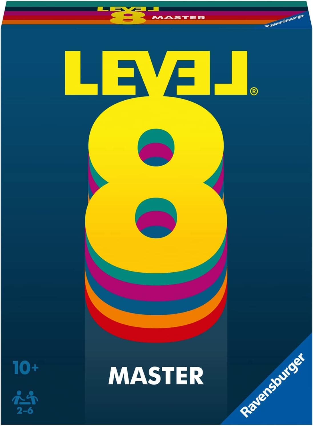 Ravensburger - Level 8 Master - Jeu De Cartes - Jeu De Société Famille - Combinaisons - 2 à 6 Joueurs dès 10 Ans - Mixte - 20865 (Multilingue - Français Inclus)