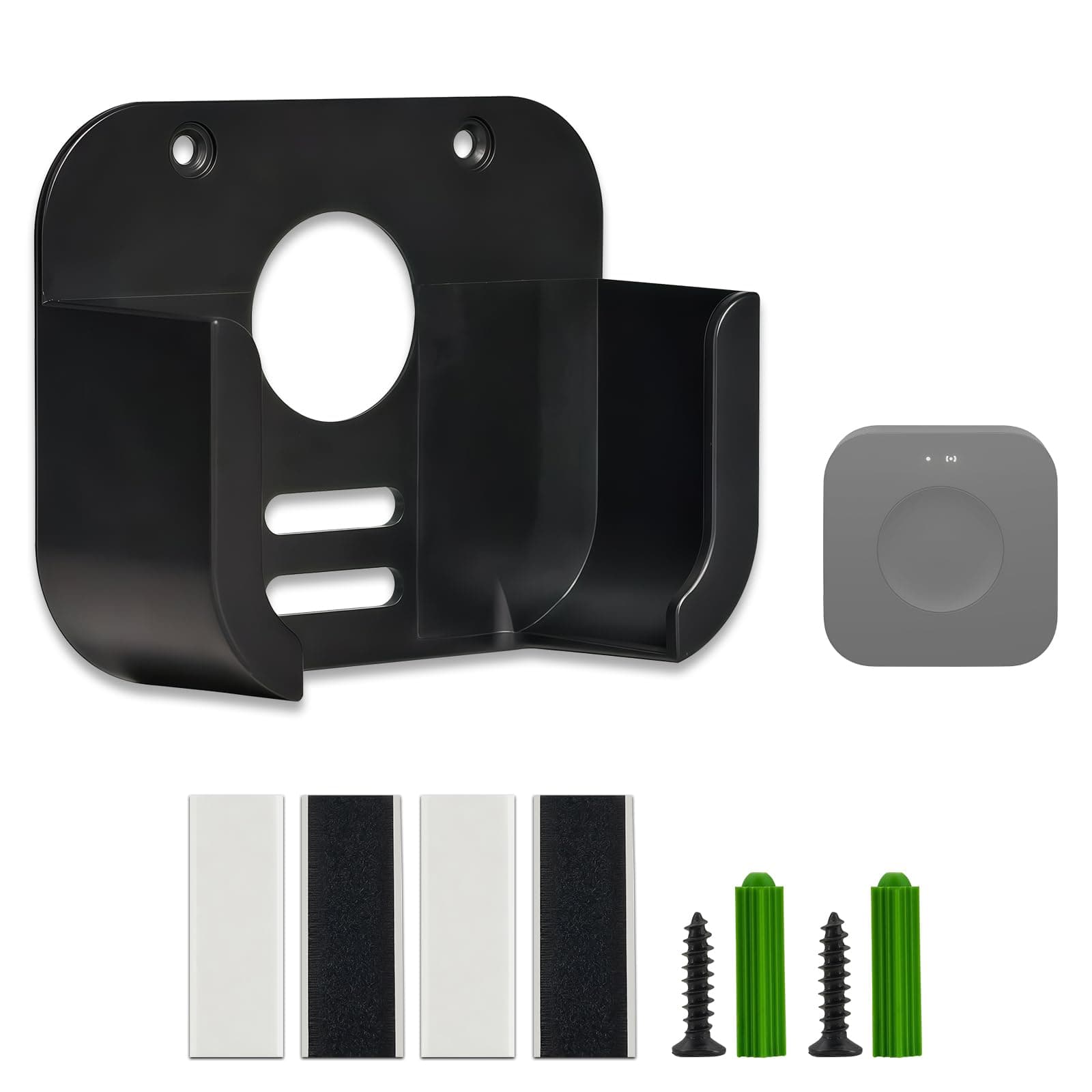 Support mural pour appareil de commande Philips Hue Bridge Pro - Support mural pour commande Smart Home - Support avec fermeture et vis - Montage facile - Pour salon, bureau, zone réseau - Image 1