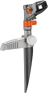 Gardena Comfort Spike Sprinkler: Large Area Sprinkler for Watering Areas from 75 to 490 m², Continuous Range Adjustment up to 12.5 m (8141-20)
