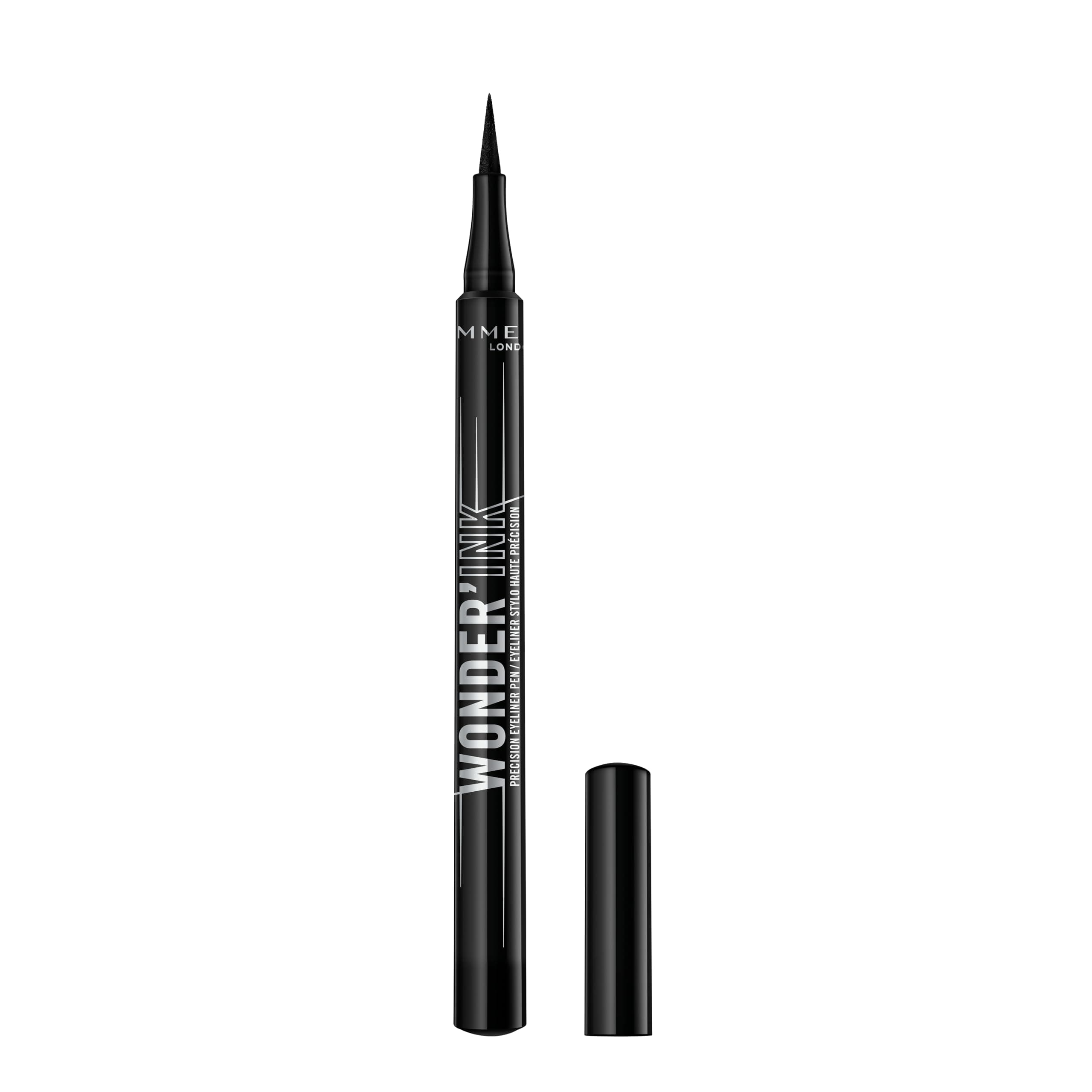 Rimmel - Eyeliner Wonder'Ink - Waterproof - Longue tenue - Mate - Application facile - Noir ( 01 Black) - 1 ml (0.03 FL OZ) - Image 10
