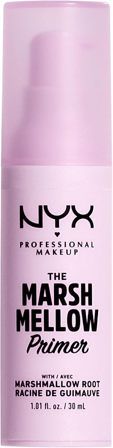 NYX Professional Makeup The Marshmellow Primer, The Marshmellow Primer, Moisturizing, Marshmallow Root, Vegan Formula, Makeup Base for Smooth and Even Complexion, 30 ml - Image 1