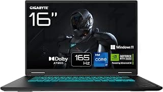 Gaming A16 Laptop - 16 Inches, 165Hz WUXGA, Intel Core i7-13620H, RTX 5050, 16GB DDR5 5200MHz, 1TB Gen4 SSD, Windows 11 Home, 2 Year Warranty, Dolby Atmos, Gaming A16 CTHI3FR894SH