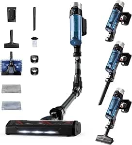 Rowenta X-Force Flex 9.60 Aqua Vacuum Cleaner with Wireless Washer, Vacuum Cleaner and Simultaneously, Powerful 100AW, Ultra Light, Autonomy 45 min RH20C2WO
