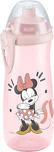 Nuk Disney Mickey Sports Cup, Polypropylene (PP) Children's Cup from 24 Months, Leak-Proof Spout, Clip and Protective Cap, BPA-Free, 450 ml, Red 10255620