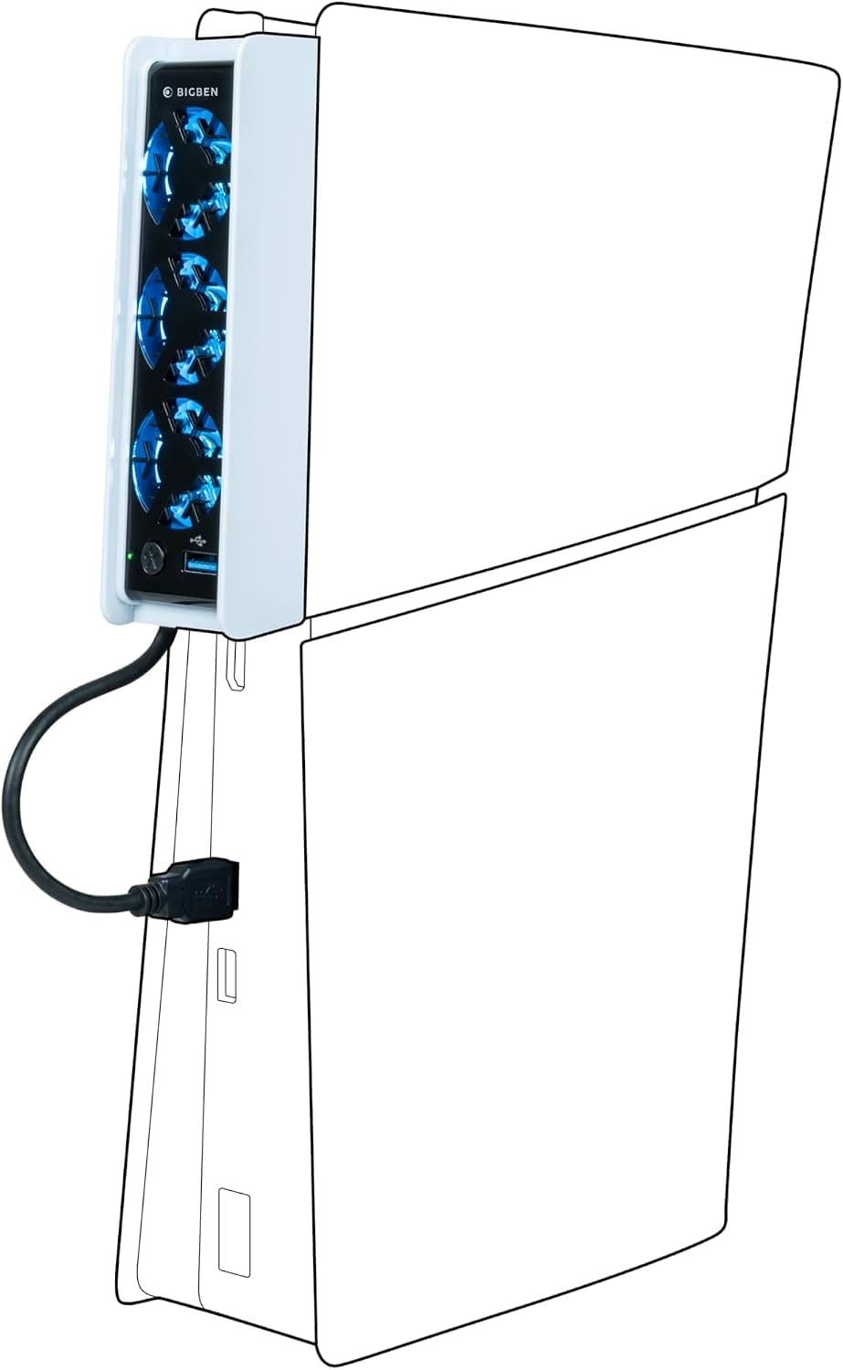 Nacon Kit de ventilation intelligent pour PlayStation 5 "slim" avec capteur de temperature - Image 1
