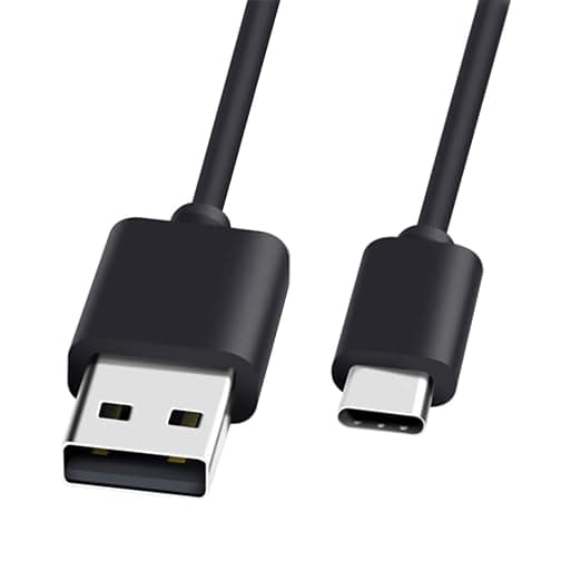 USB-C Charging Cable for Sony WH-1000XM4, WH-1000XM3, XB900N, CH720N, CH520, WH-1000XM2, WH-C200, XB400, Bose NCH700 Headphones (6.2ft, Black) - Image 1