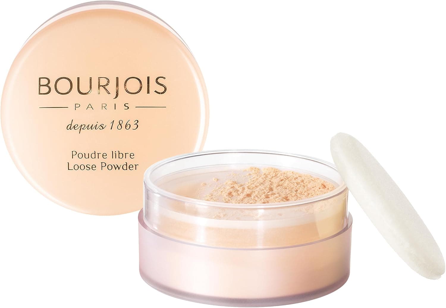 Bourjois - Poudre Libre - Fixe Le Maquillage, Pêche - 32 G