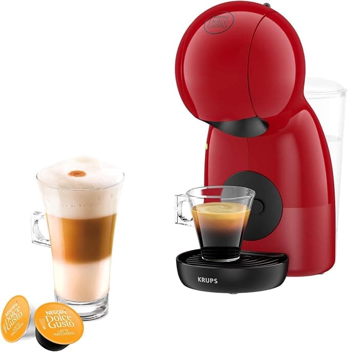 Nescafé Dolce Gusto Krups, Coffee machine, 0.8 cl, Pressure 15 bar, Ultra compact, Coffee maker multi-drink pods, Intuitive, Eco mode, Piccolo XS KP1A0510 - Image 1