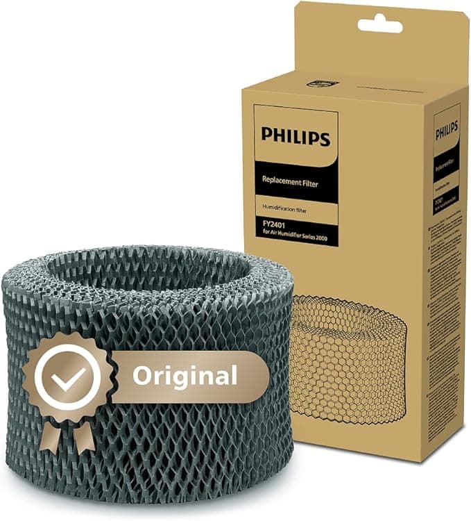 Philips Original Philips NanoCloud Humidification Replacement Filter for Humidifier 2000 Series HU4801, HU4802, HU4803, HU4811, HU4813, HU4814, 6 Months Life (FY2401/30)