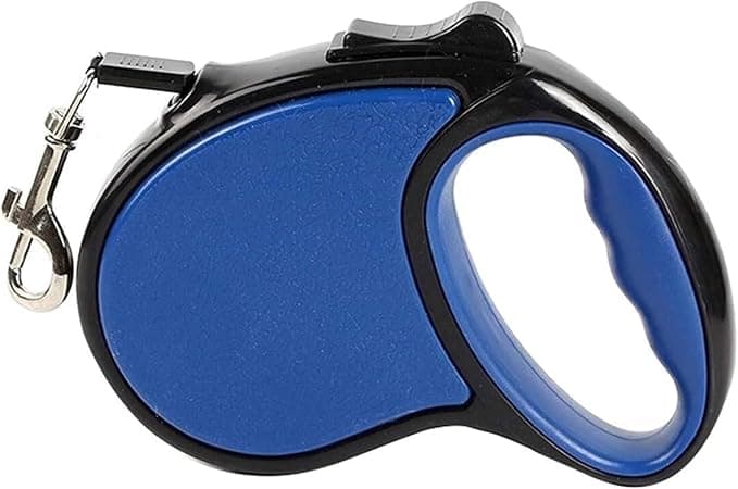 Dog Lead, 5 m Medium Dog Lead, Flexible Dog Lead, Blue Retriever Lead with Pull Stop; Dog Lead for Dogs Less Than 70 lbs (Colour: Blue, Size - Image 1