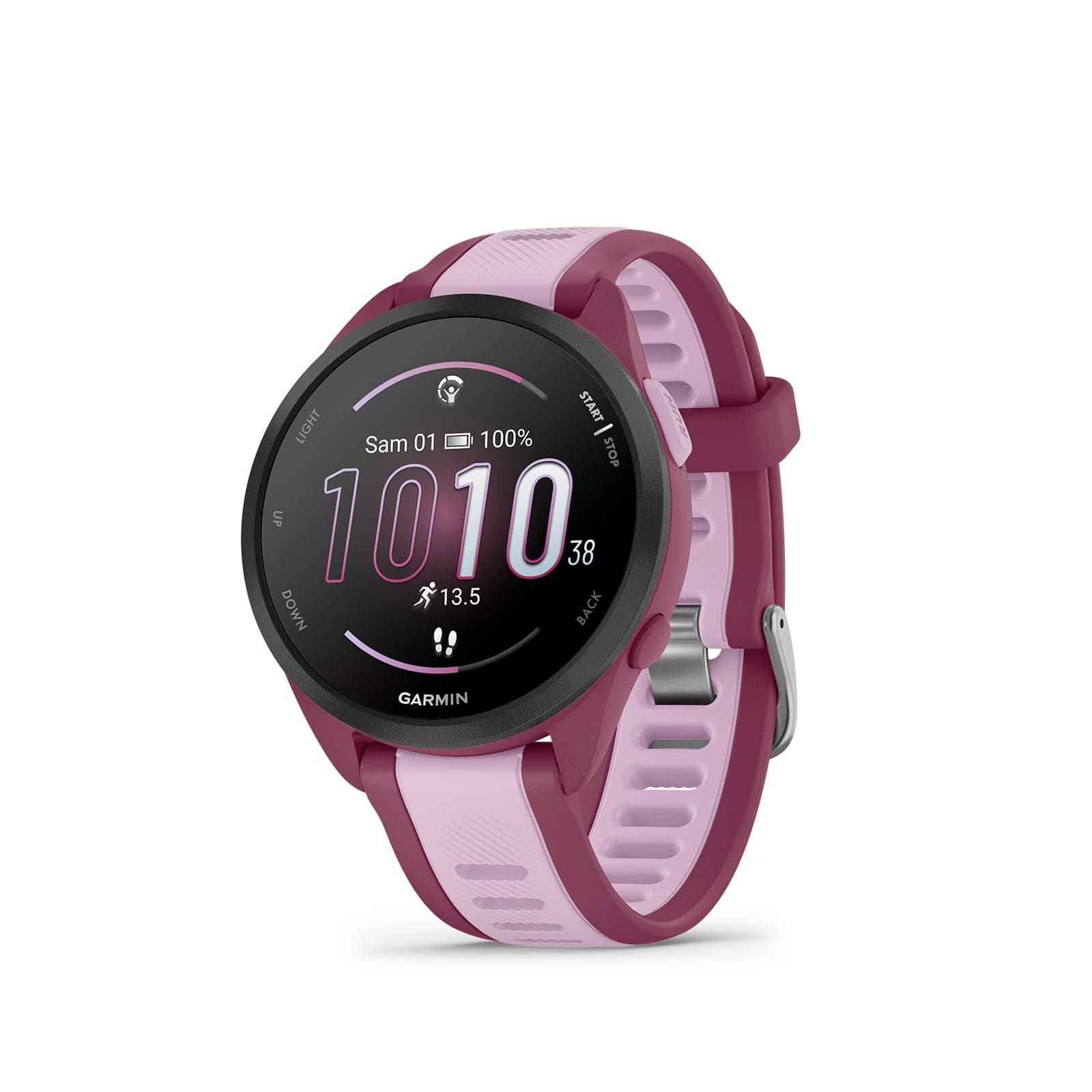 Garmin Garmin Forerunner 165, Music - Running GPS Watch with AMOLED Display - Plum/Lilac