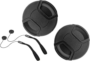Canon 55mm Lens Cap Compatible with Canon RF-S 18-150mm F3.5-6.3 STM on EOS R7 R10, EF-M 18-150mm f/3.5-6.3 is STM, RF-S 55-210mm F3.5-6.3 5-7.1 is STM, EF-M 11-22mm f/4. -5.6 STM, HUIPUXIANG